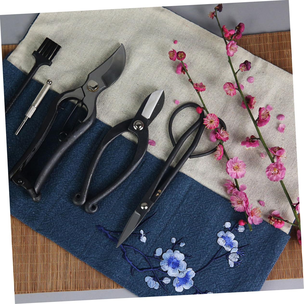 Amazon.co.jp: BinZyronic 花専用ツールバッグ – 折りたたみ式、刺繍